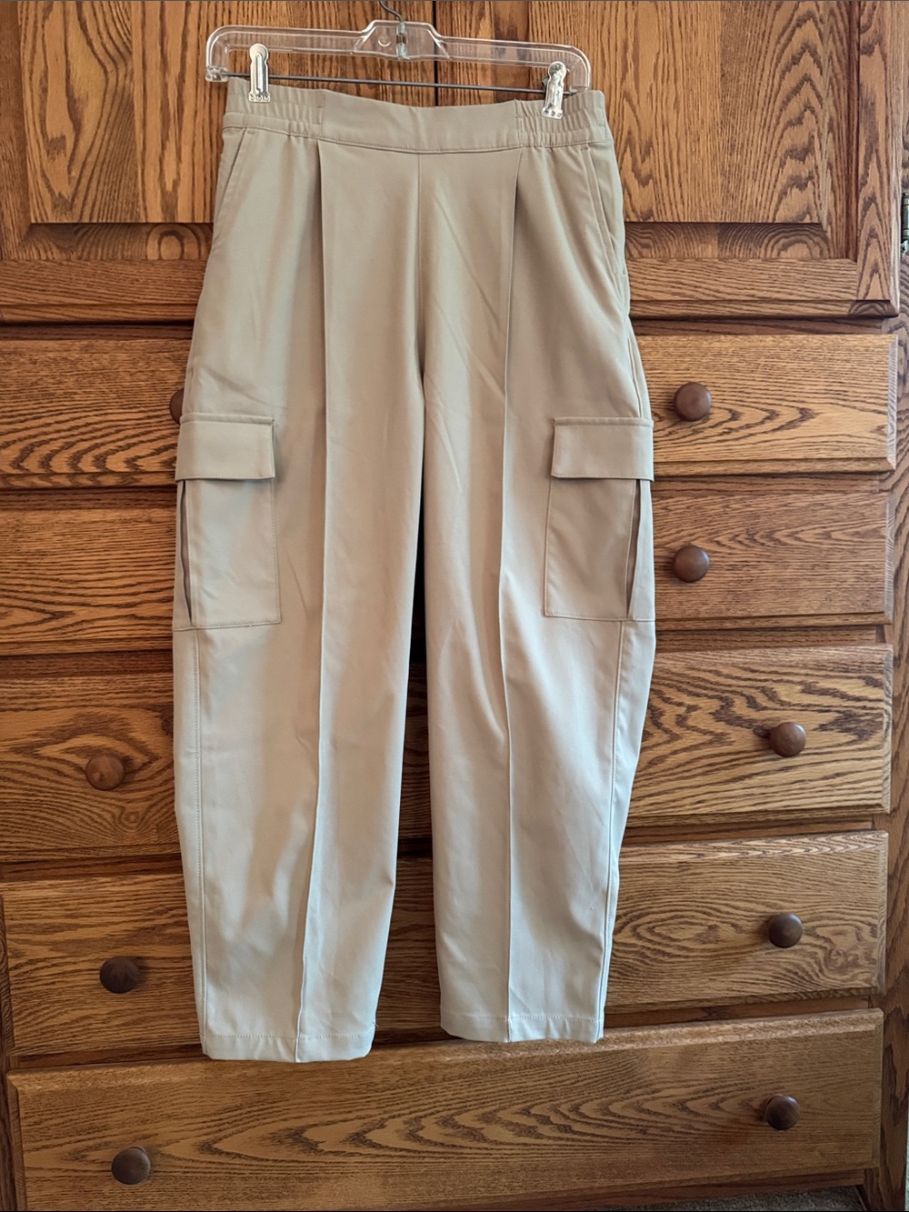 The North Face Women's Beige Cropped Cargo Trousers